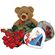 Мой тебе сюрприз!. Плюшевый мишка + красные розы + коробка конфет &#39;&#39;Мерси&#39;&#39; + коробка 
импортного печенья. Разве не приятно получить такой сюрприз?. Окленд
